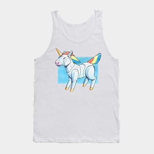 unicorn robot Tank Top